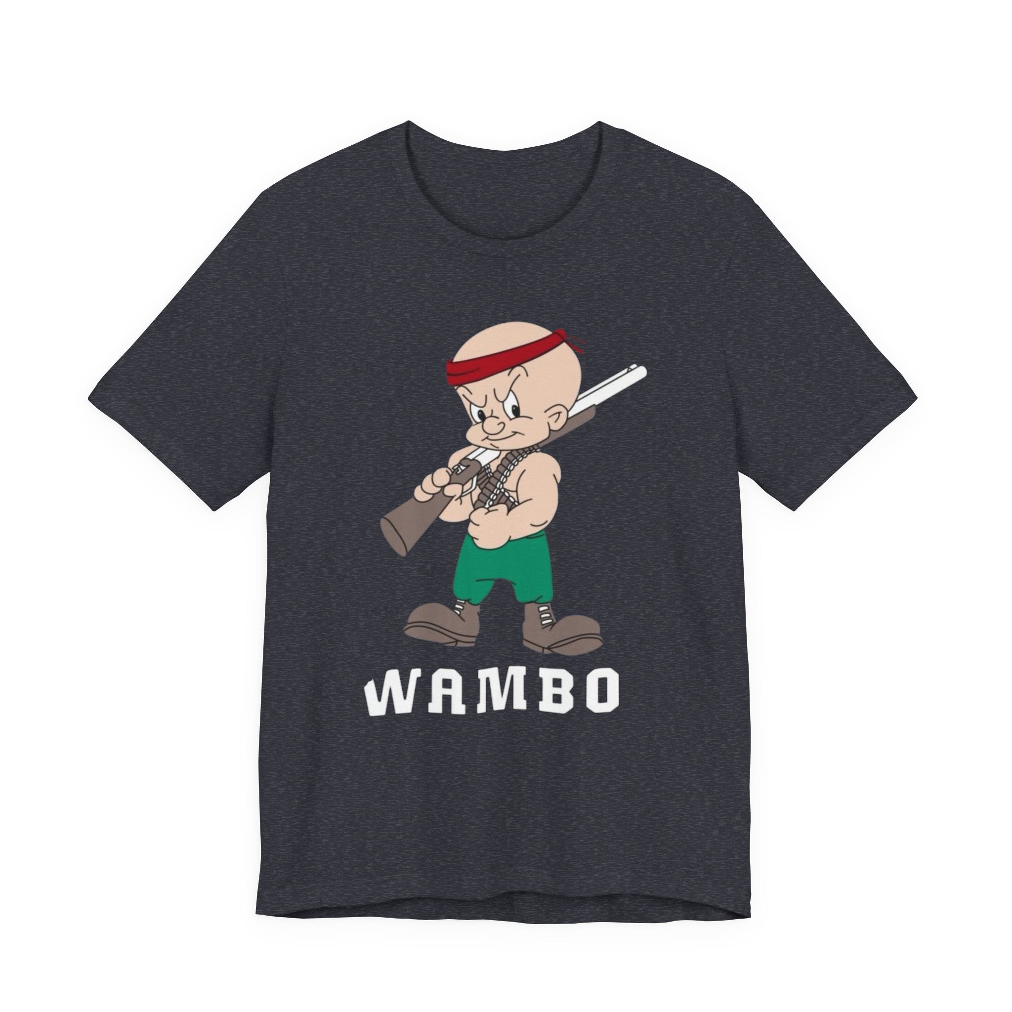 Wambo Funny Action Parody Tee | Cartoon Streetwear Graphic Shirt