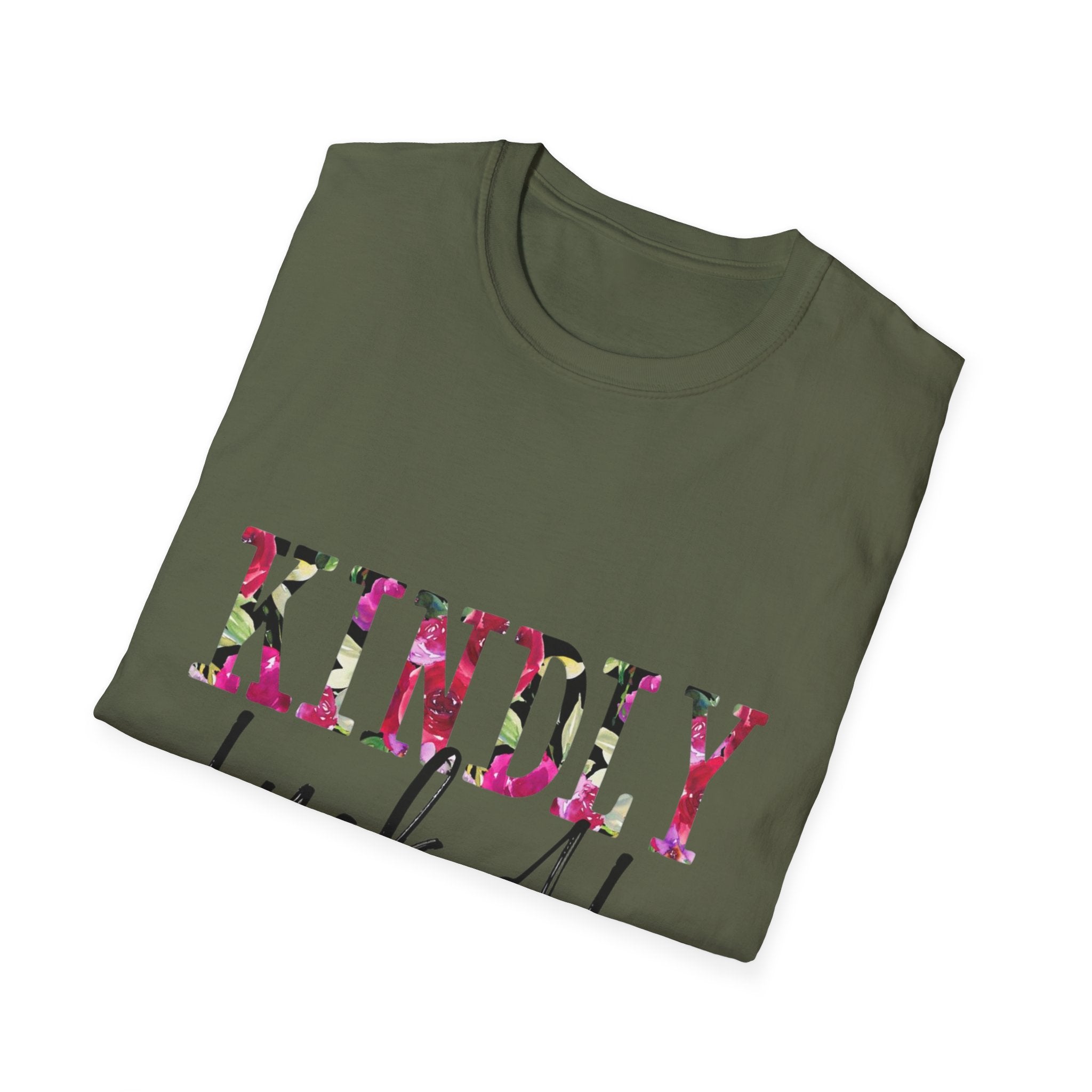 Graphic Tee — "Kindly F*ck Off" / "Fuck That Respectfully" Floral Statement T-Shirt