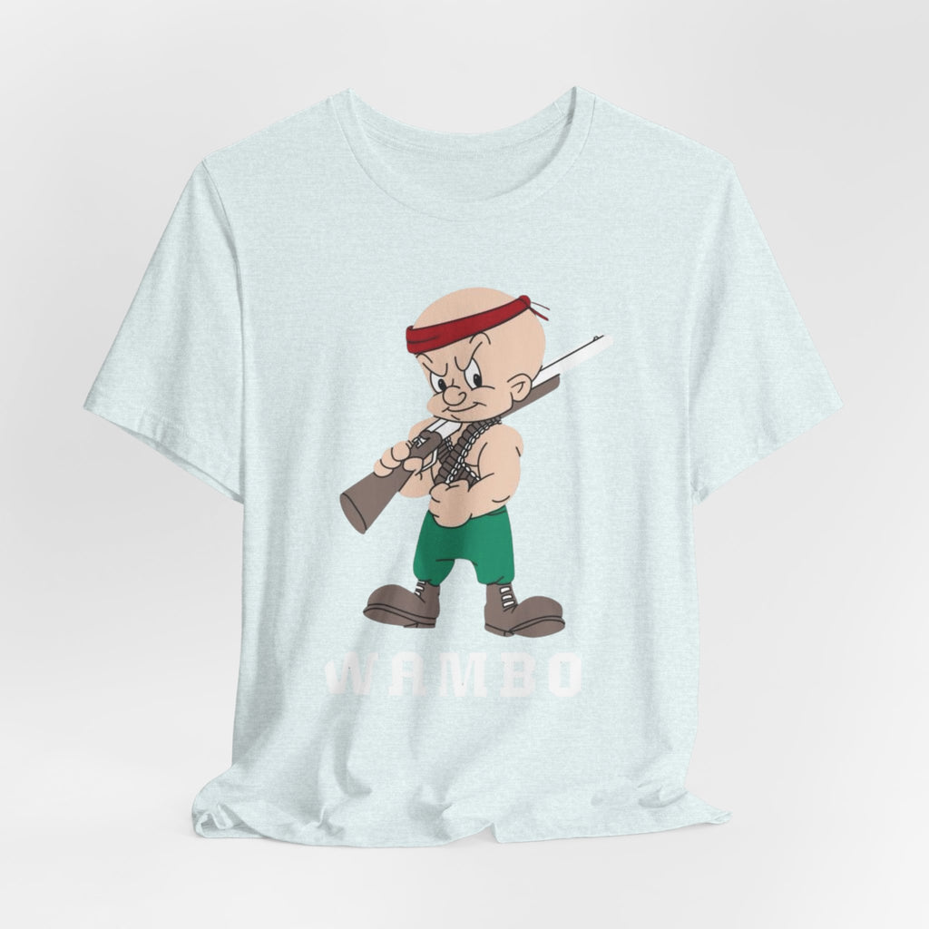 Wambo Funny Action Parody Tee | Cartoon Streetwear Graphic Shirt
