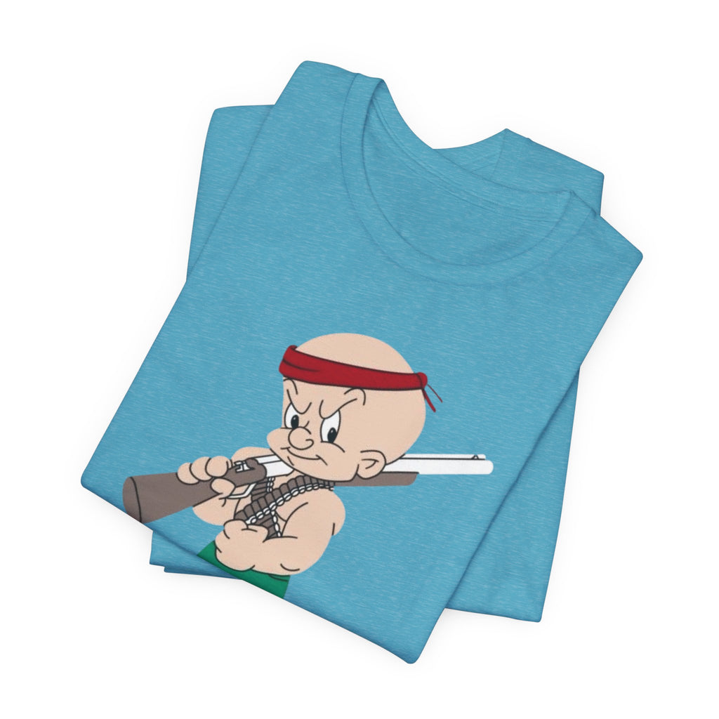 Wambo Funny Action Parody Tee | Cartoon Streetwear Graphic Shirt