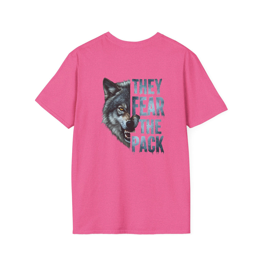 They Fear The Pack Wolf T-Shirt — Graphic Tribal Wolf Tee