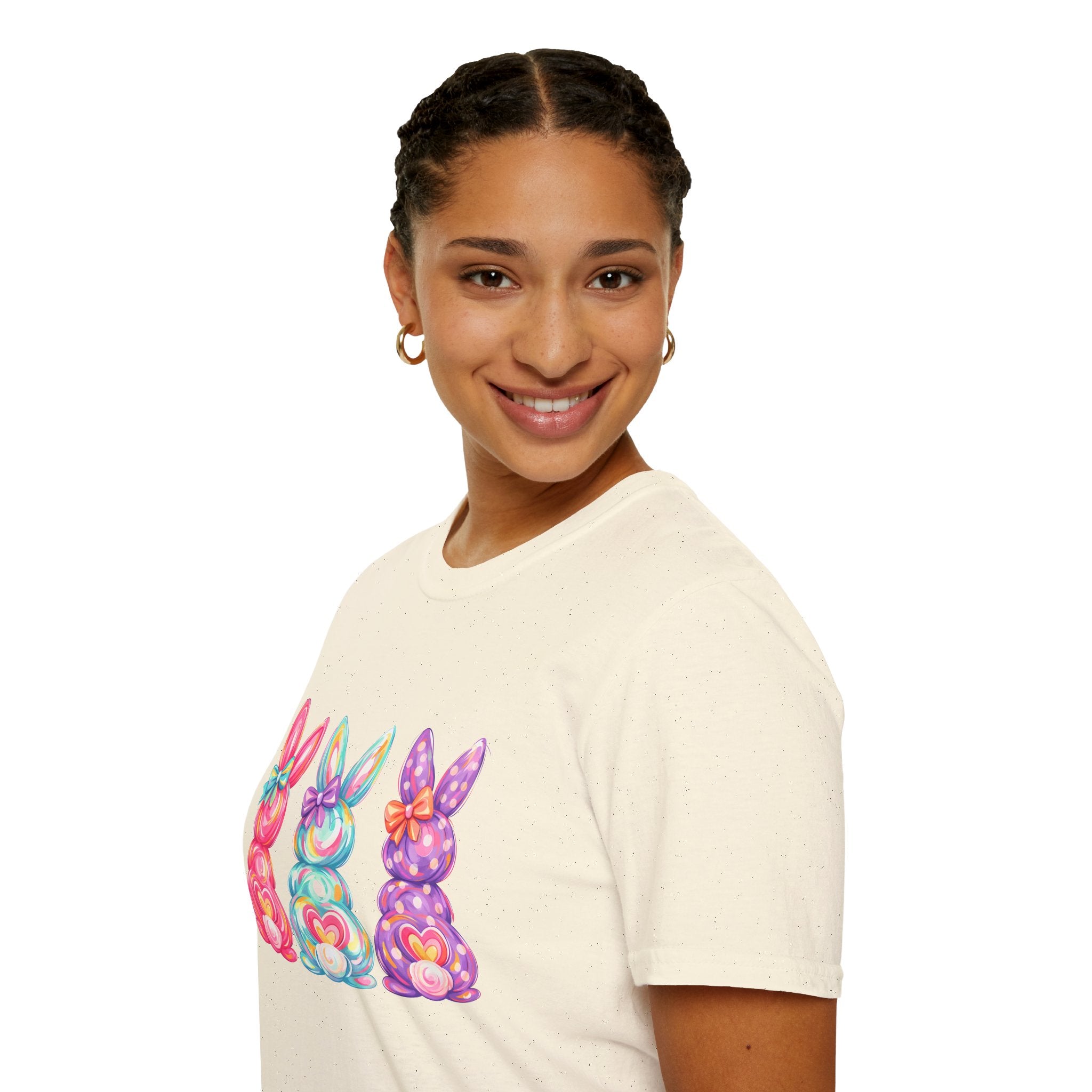 Easter Rainbow Bunny Trio T-Shirt