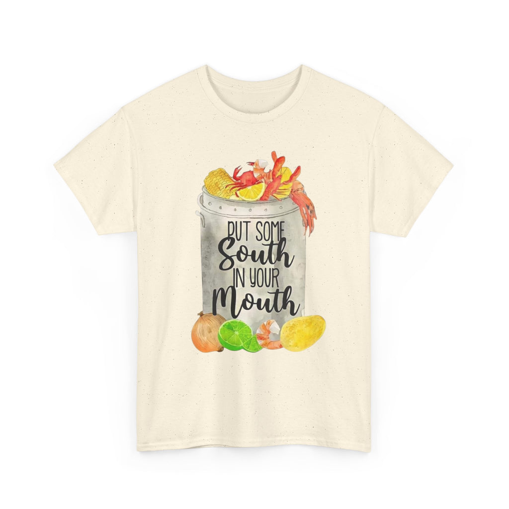 T‑Shirt — "Put Some South In Your Mouth" Seafood Boil Graphic Tee