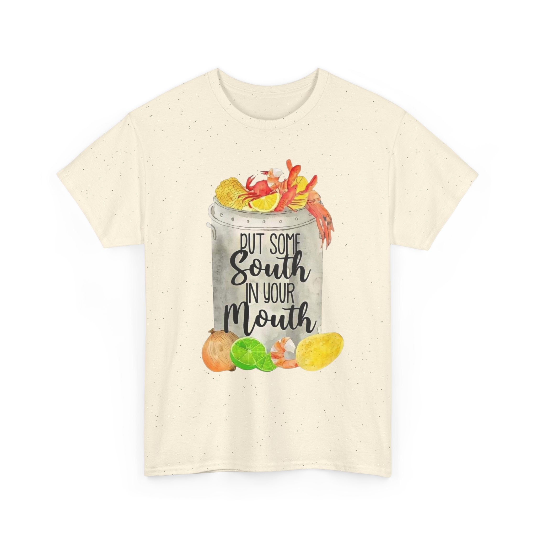 T‑Shirt — "Put Some South In Your Mouth" Seafood Boil Graphic Tee