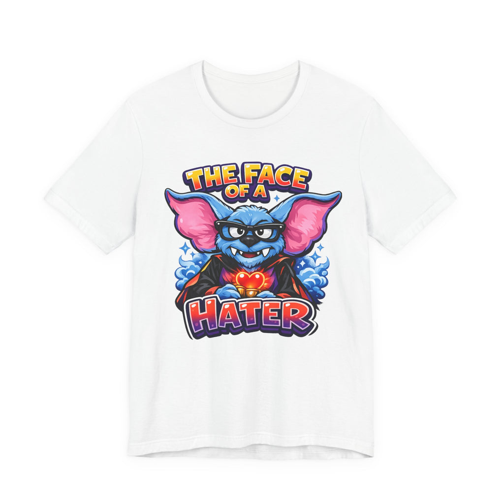Face of a Hater Attitude Tee | Funny Cartoon Streetwear Graphic Shirt