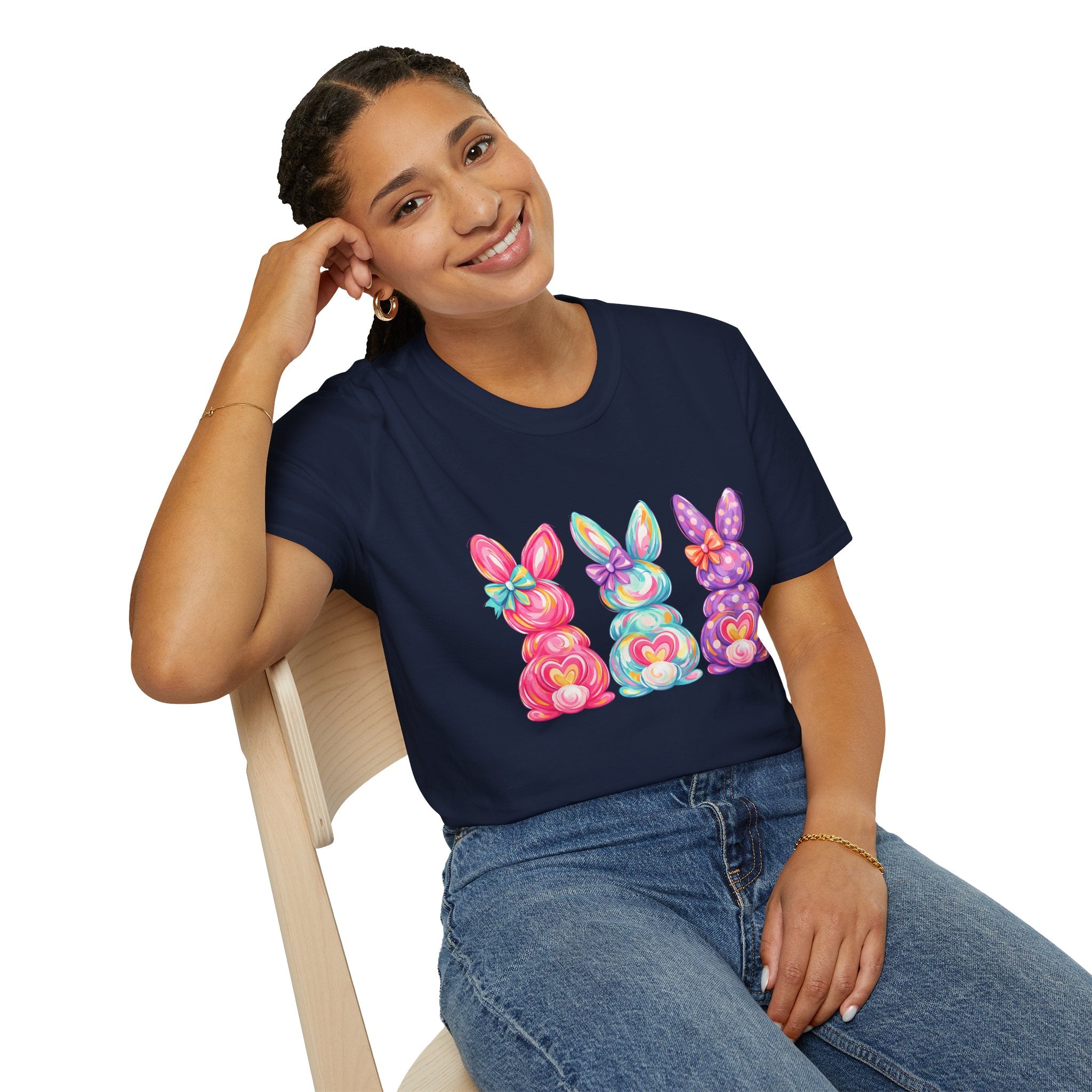 Easter Rainbow Bunny Trio T-Shirt