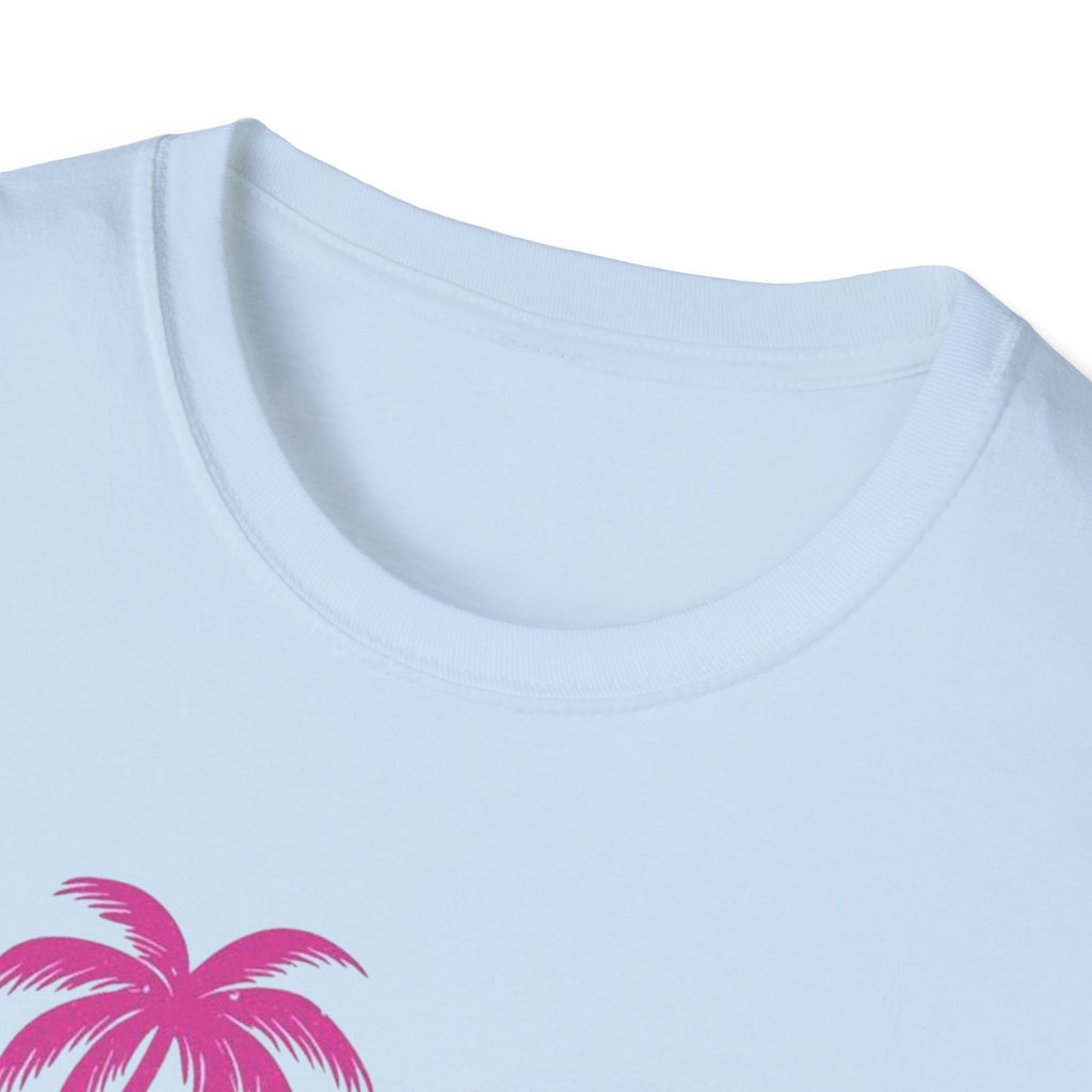 Salty Soul Beach T-Shirt — Sun, Palm Trees & Waves Graphic Tee