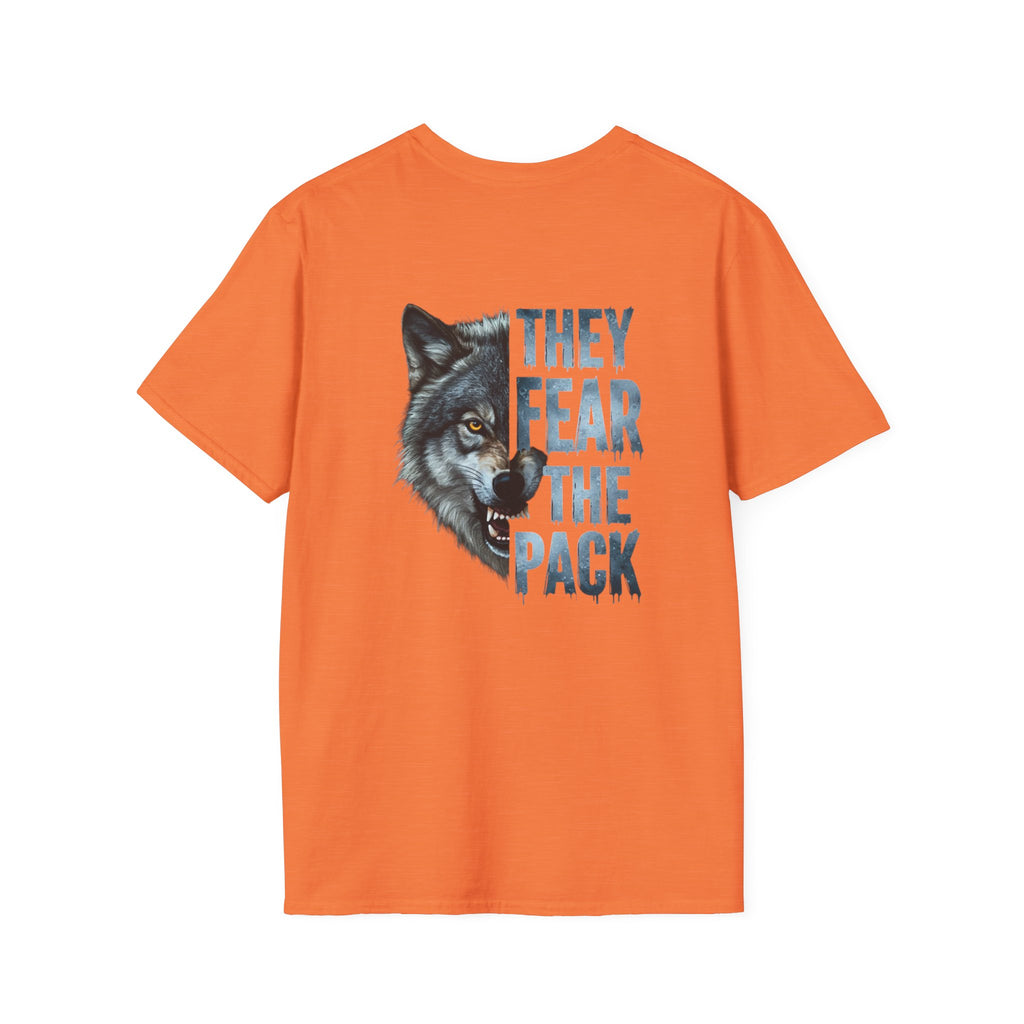 They Fear The Pack Wolf T-Shirt — Graphic Tribal Wolf Tee