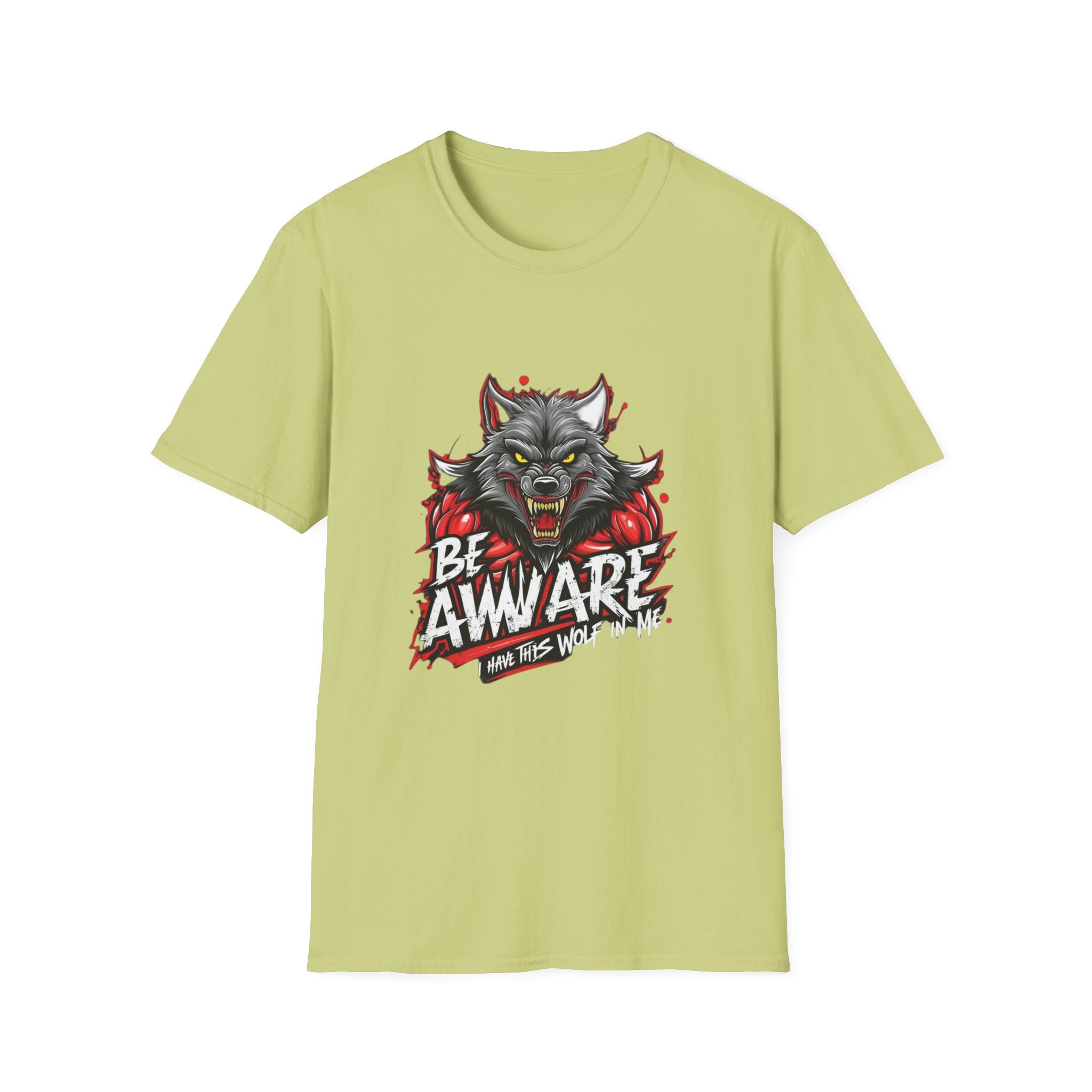 Be Aware Werewolf Graphic T-Shirt — Horror Wolf Design