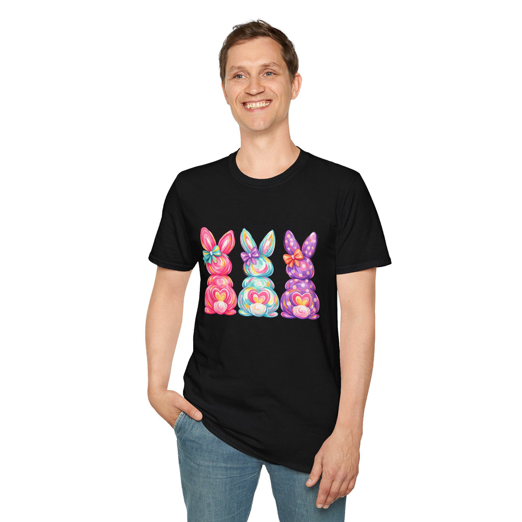 Easter Rainbow Bunny Trio T-Shirt