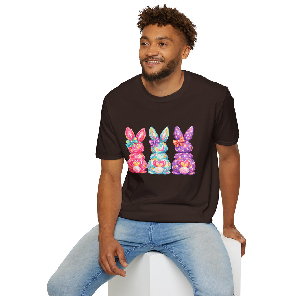 Easter Rainbow Bunny Trio T-Shirt