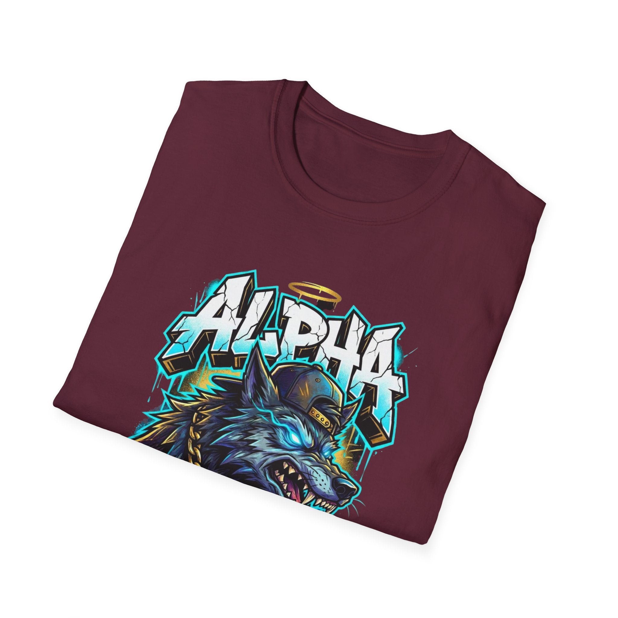 Alpha On The Streets Wolf Graphic T-Shirt — Urban Streetwear Tee