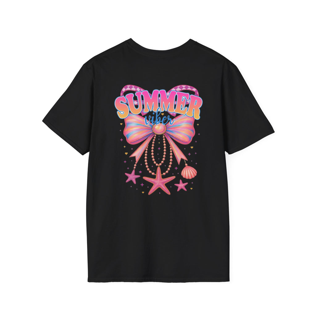 Summer Vibes T-Shirt — Colorful Tropical Beach Graphic Tee
