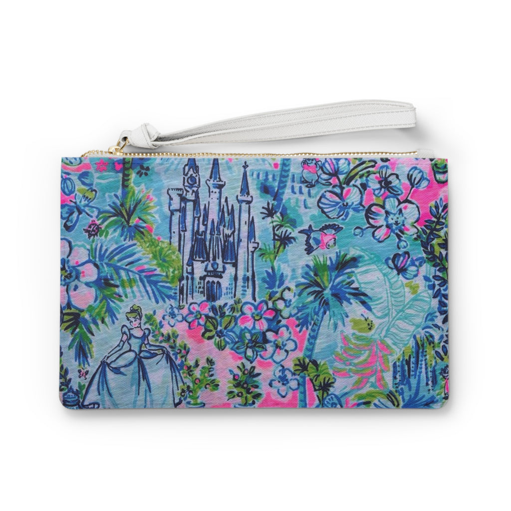 Fairytale Castle Floral Clutch