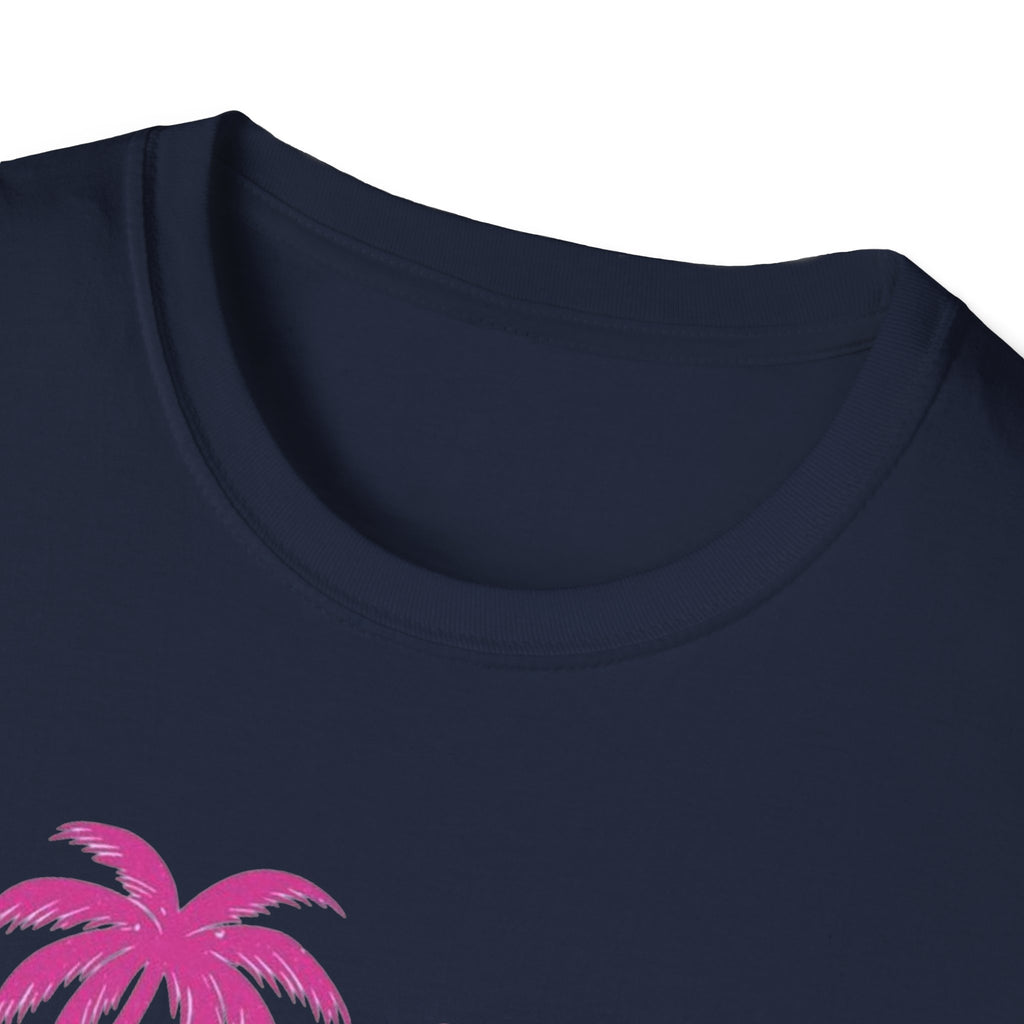 Salty Soul Beach T-Shirt — Sun, Palm Trees & Waves Graphic Tee