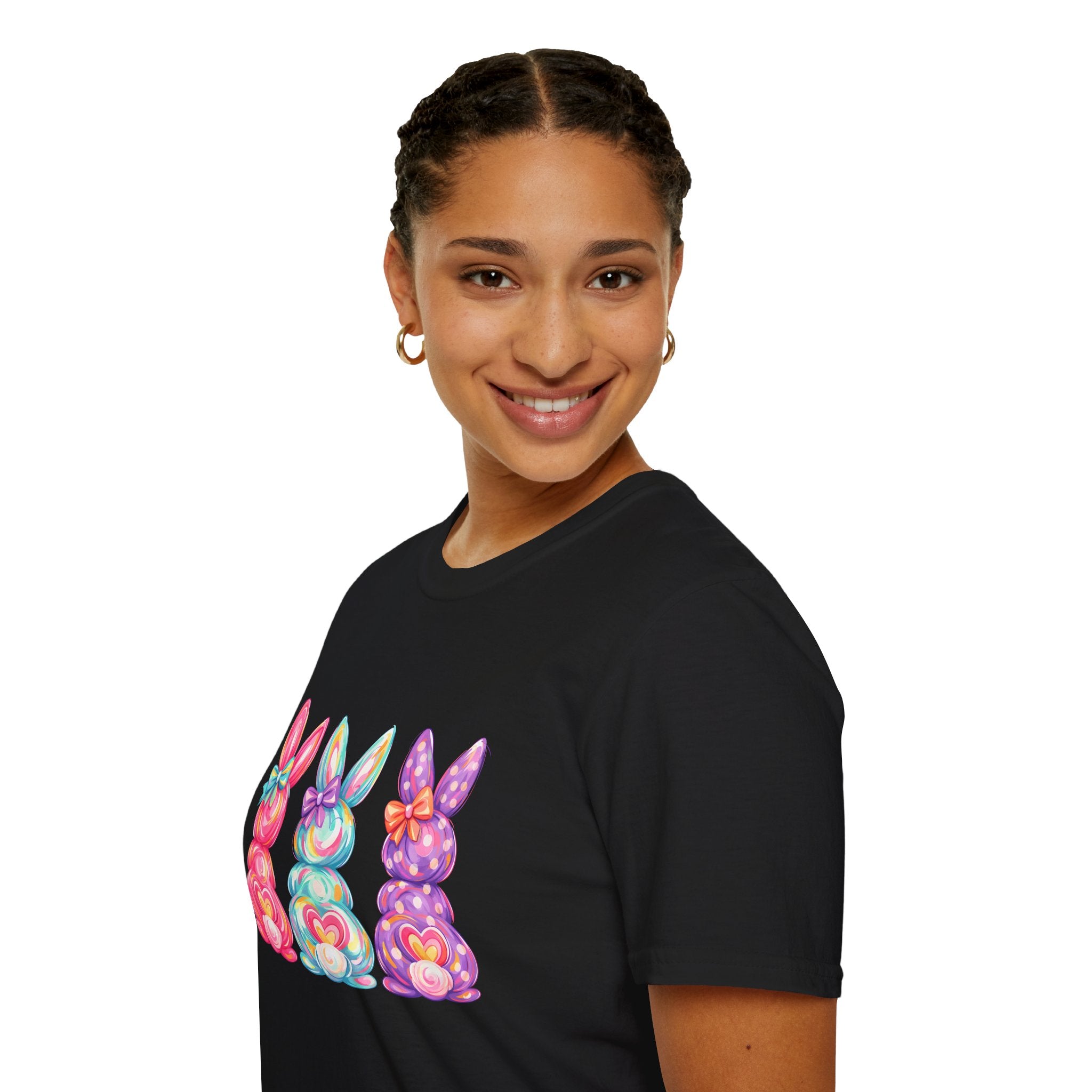 Easter Rainbow Bunny Trio T-Shirt