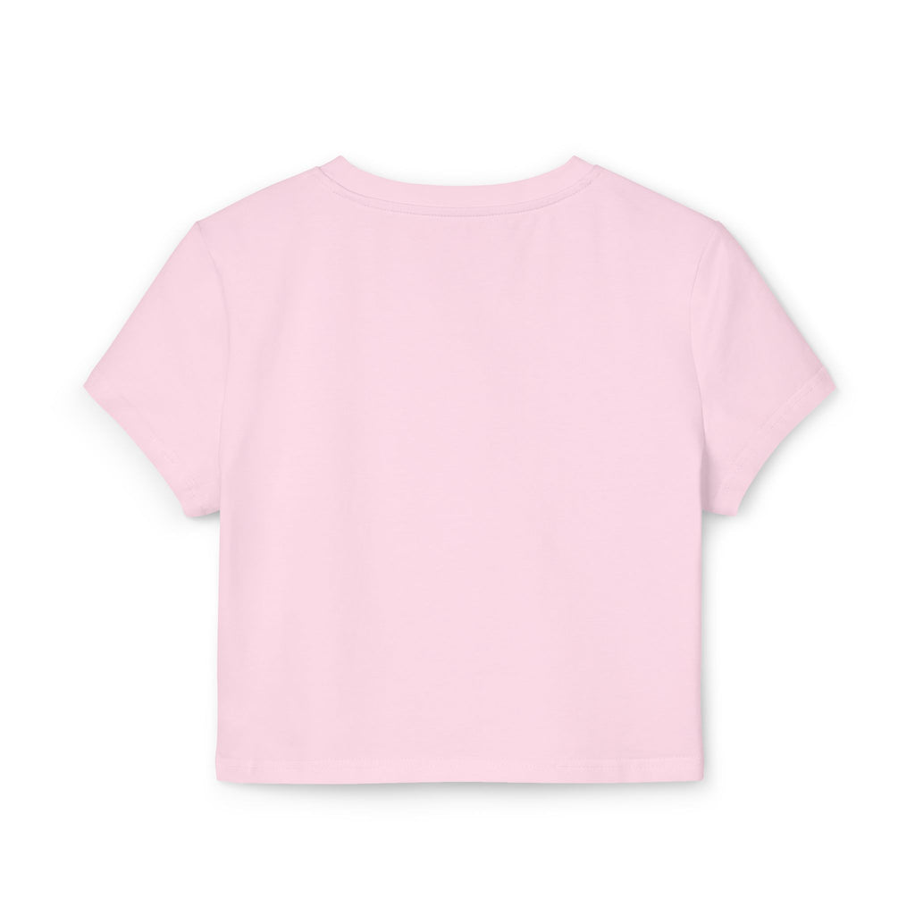 Colorful Wolf Women's Baby Tee — Vibrant Neon Wolf Graphic Crop Shirt