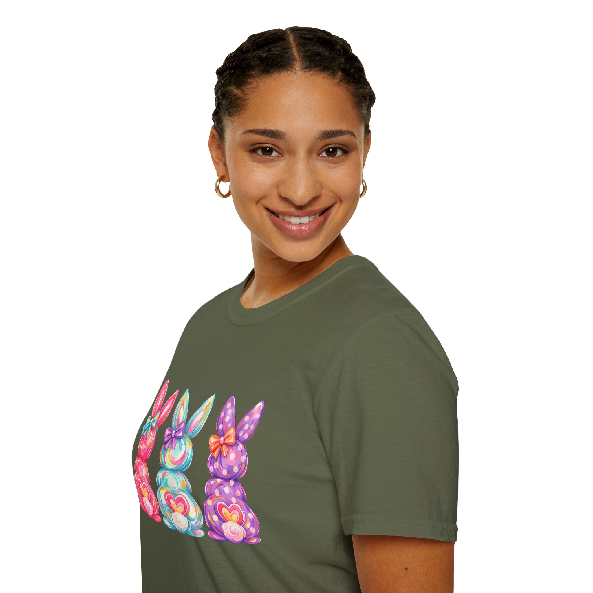 Easter Rainbow Bunny Trio T-Shirt