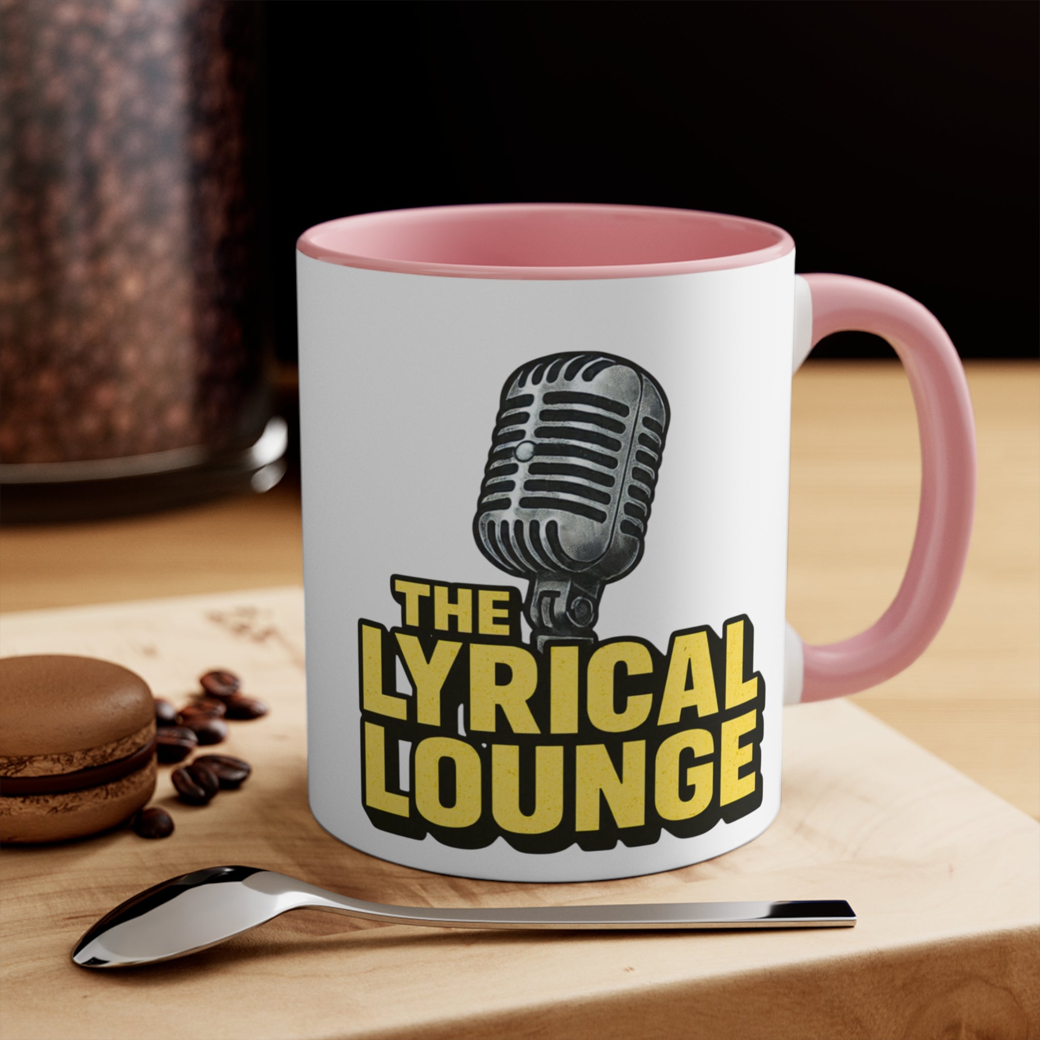 Lyrical Lounge Accent Mug — Cozy Music-Inspired Coffee Cup