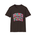 Summer Vibes T-Shirt — Colorful Tropical Beach Graphic Tee