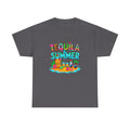 Tequila Summer Tee – Tropical Beach Cocktail Graphic T-Shirt