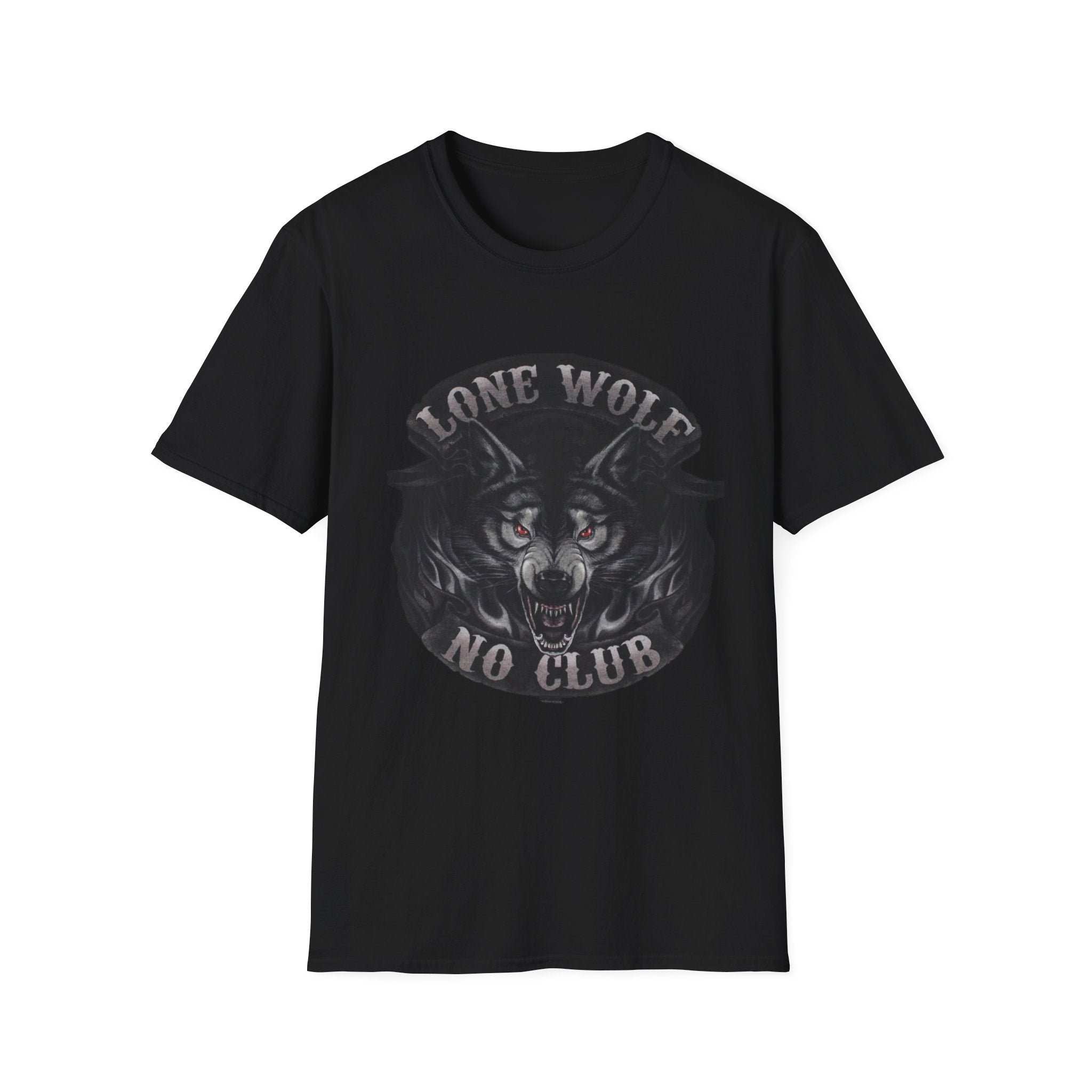 Lone Wolf No Club Graphic T‑Shirt