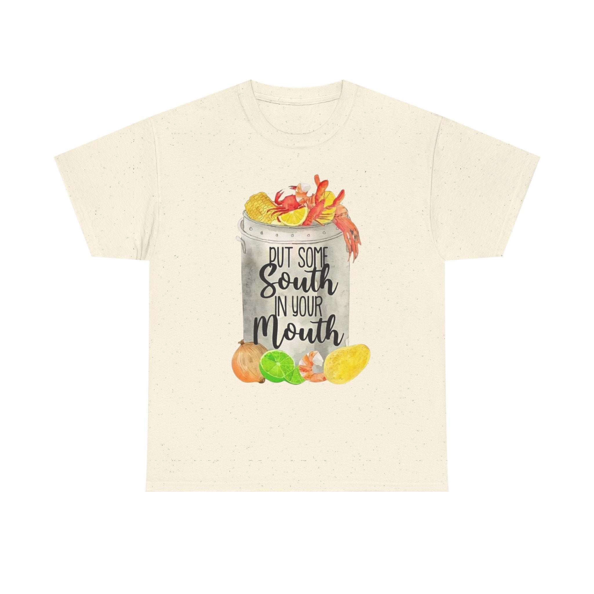 T‑Shirt — "Put Some South In Your Mouth" Seafood Boil Graphic Tee