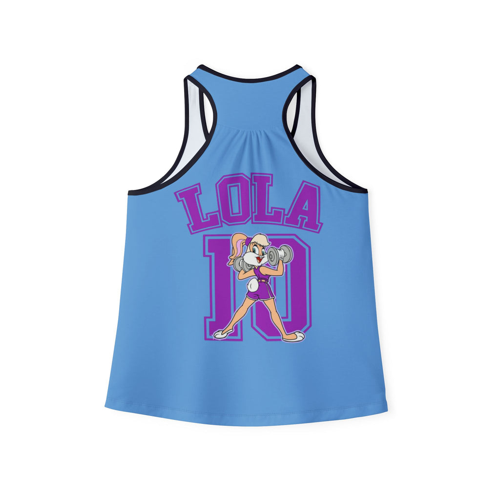 Lola Bunny "Tune Squad" Women's Tank Top — Basketball Cartoon Graphic AOP