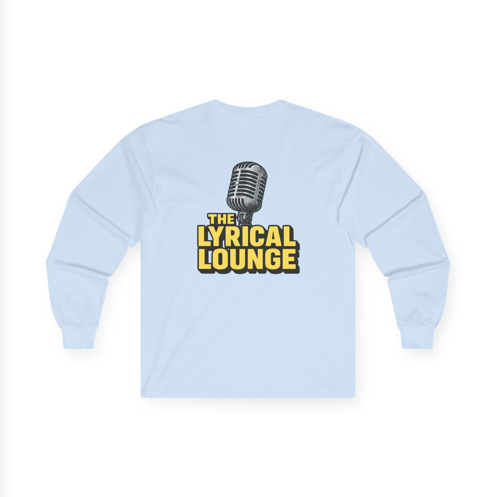 Long Sleeve Tee — 'The Lyrical Lounge' Microphone Logo