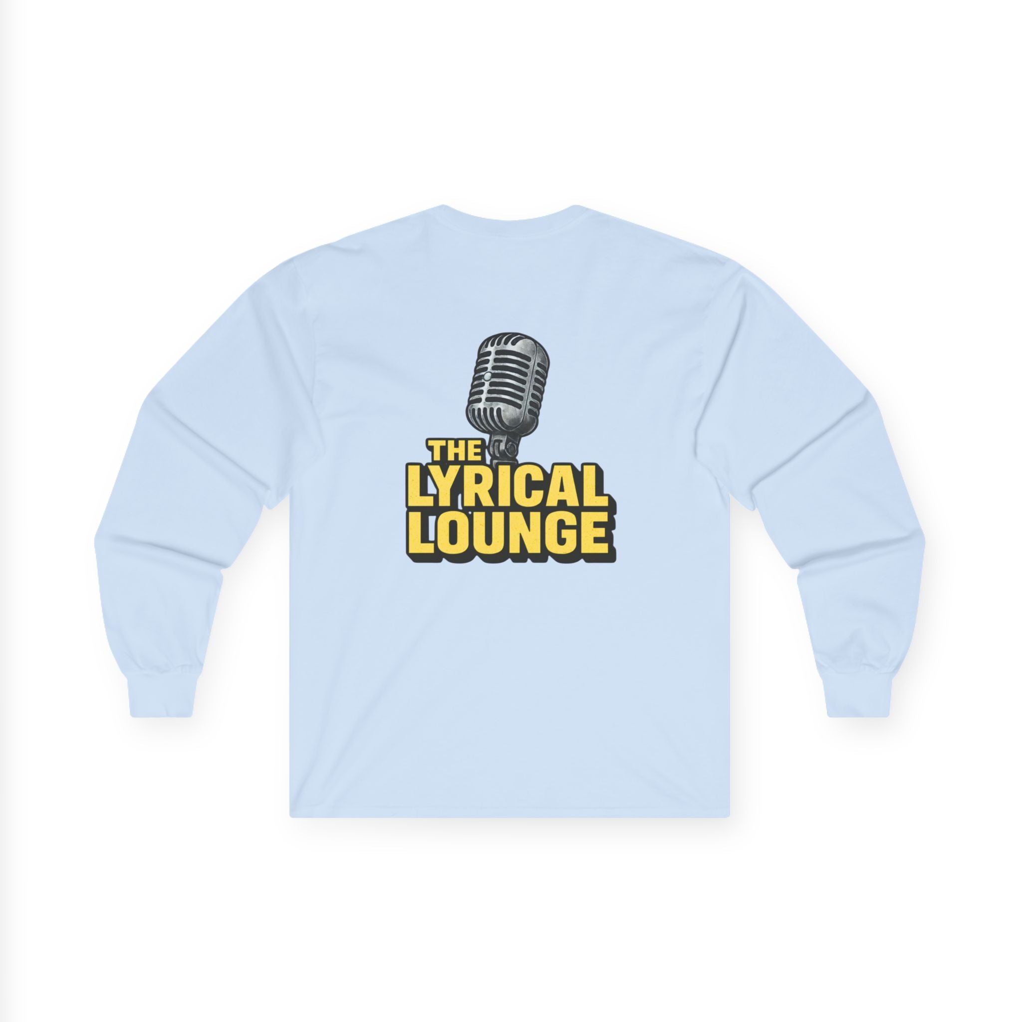 Long Sleeve Tee — 'The Lyrical Lounge' Microphone Logo