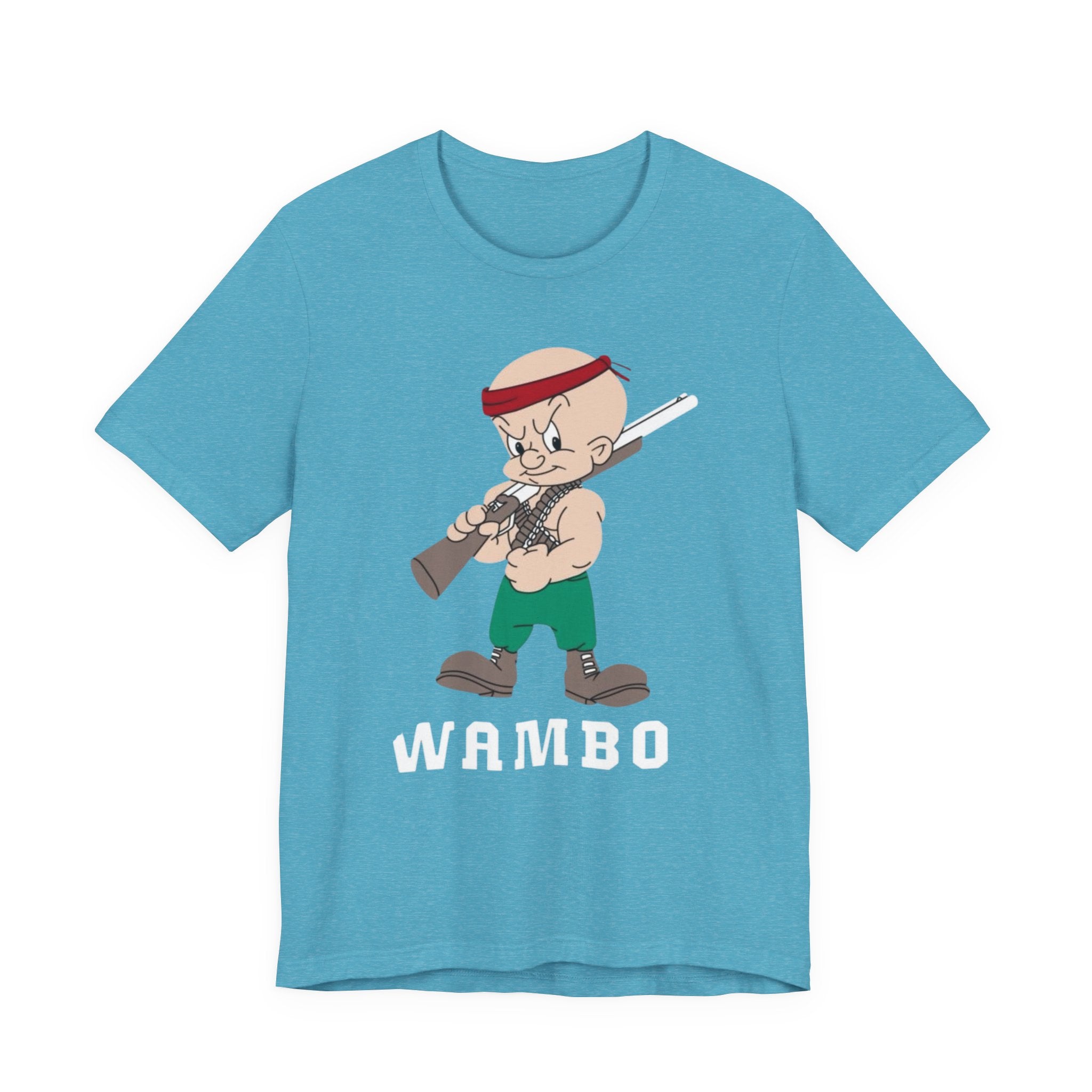 Wambo Funny Action Parody Tee | Cartoon Streetwear Graphic Shirt