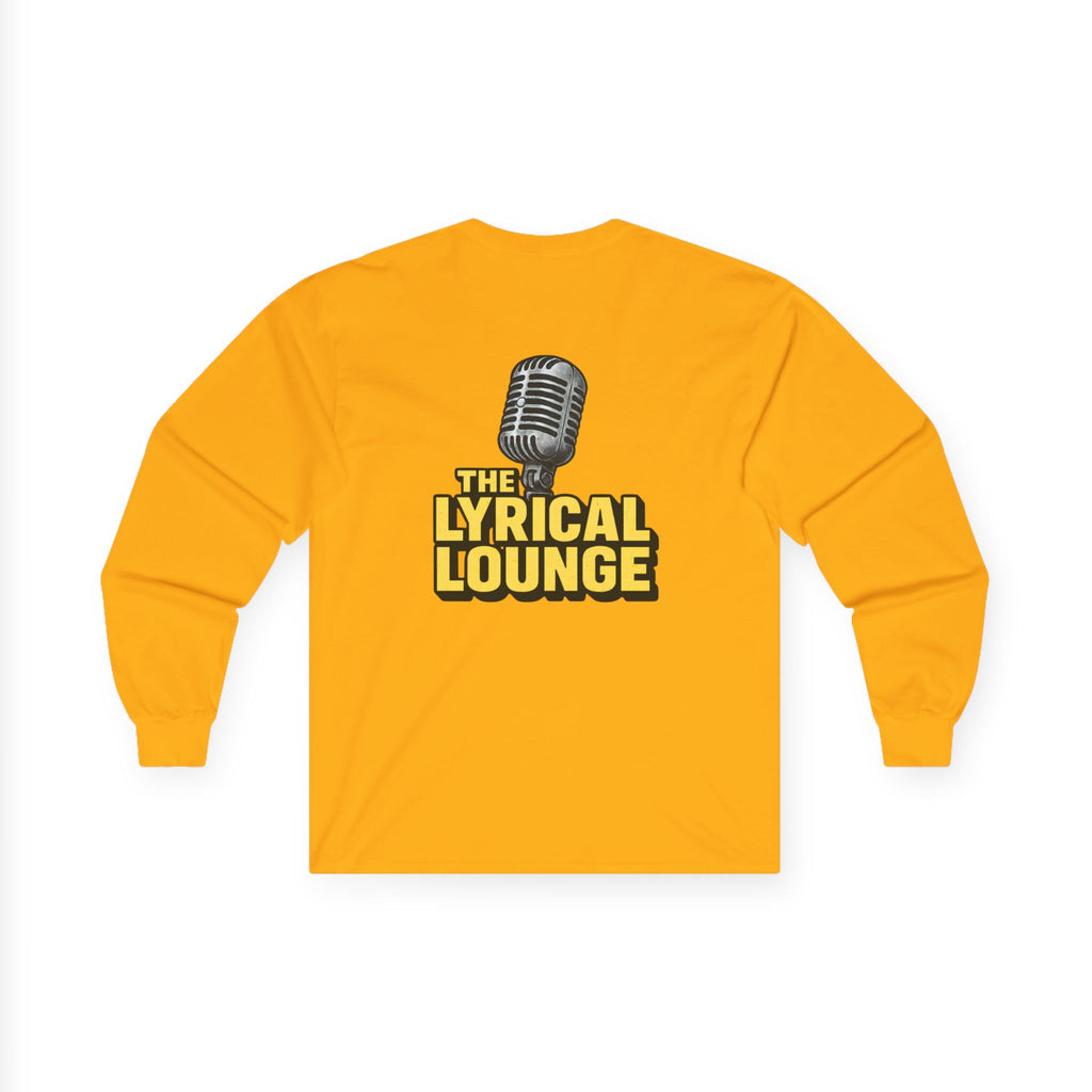 Long Sleeve Tee — 'The Lyrical Lounge' Microphone Logo