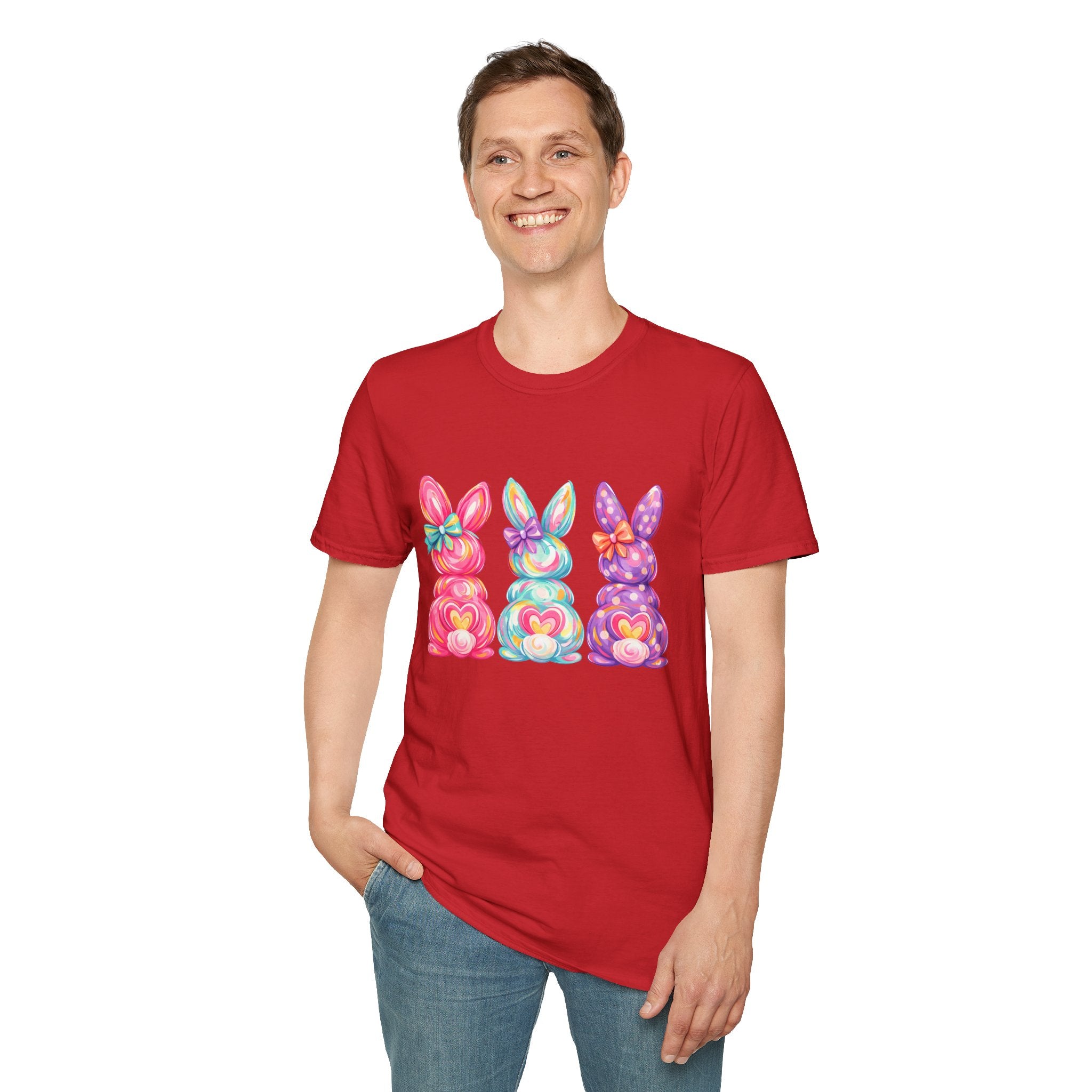 Easter Rainbow Bunny Trio T-Shirt