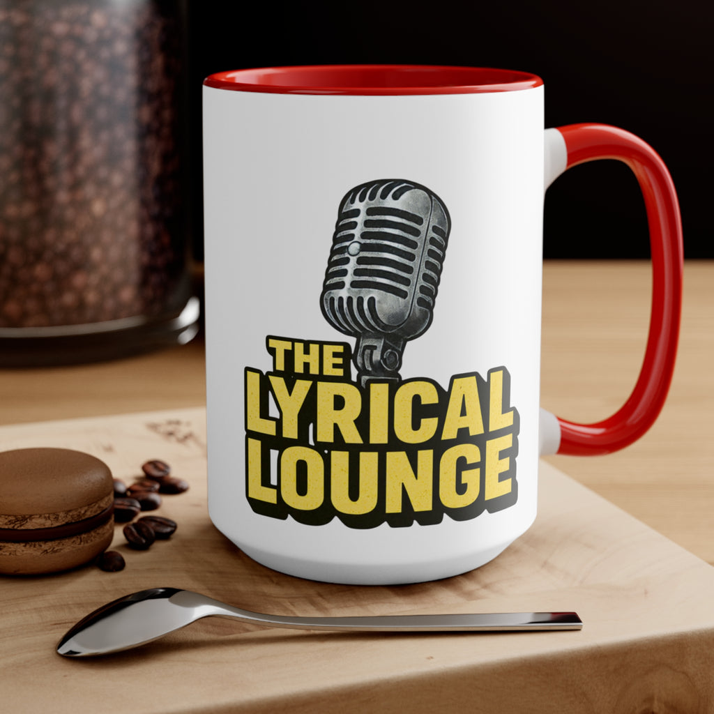 Lyrical Lounge Accent Mug — Cozy Music-Inspired Coffee Cup
