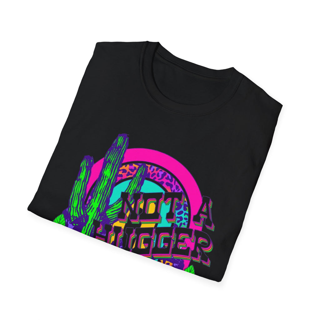 Not A Hugger Cactus T-Shirt — Retro Floral Desert Graphic Tee