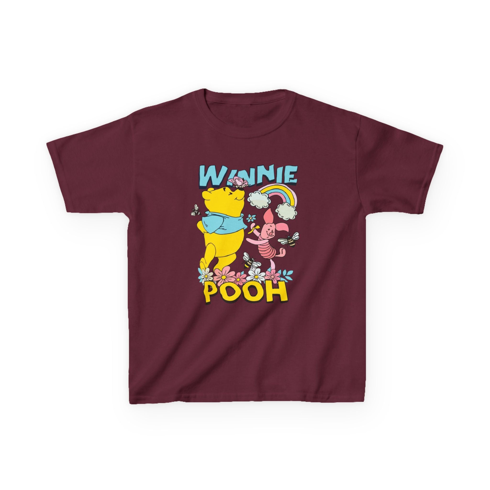 Winnie the Pooh Kids T-Shirt – Retro Pooh & Friends Graphic Tee for Children