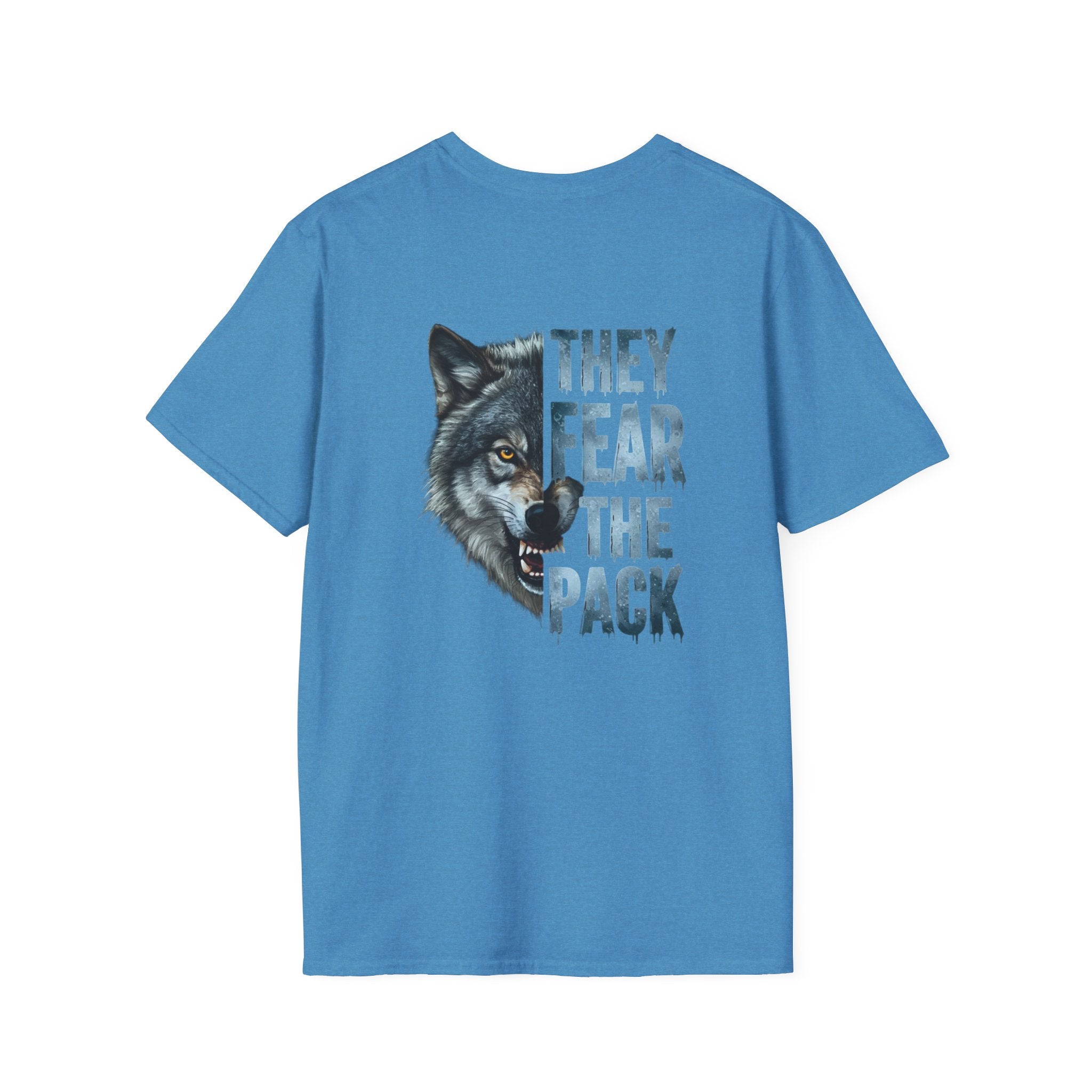 They Fear The Pack Wolf T-Shirt — Graphic Tribal Wolf Tee