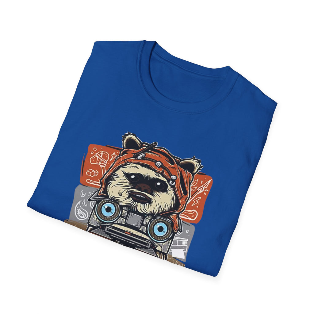 Retro Animal Stack T-Shirt — Vintage Owl, Fox & Raccoon Graphic Tee