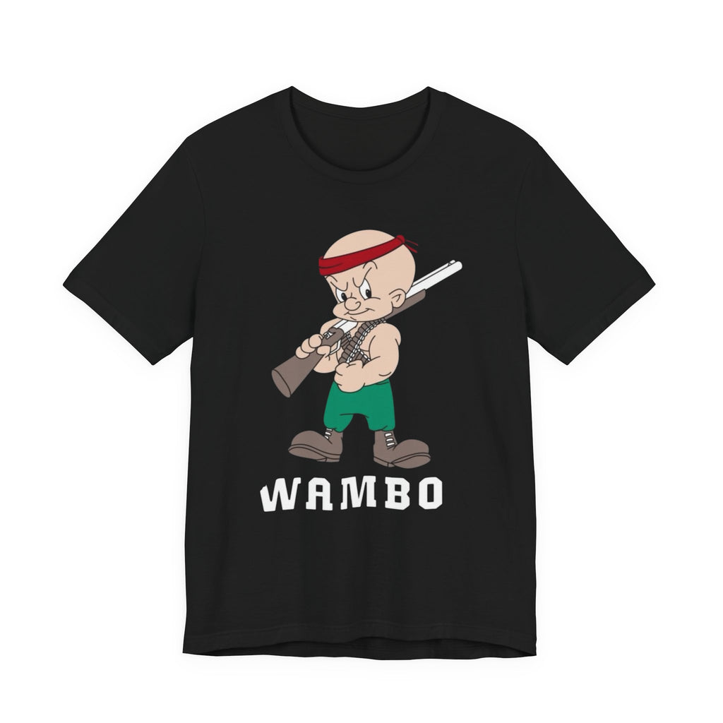 Wambo Funny Action Parody Tee | Cartoon Streetwear Graphic Shirt