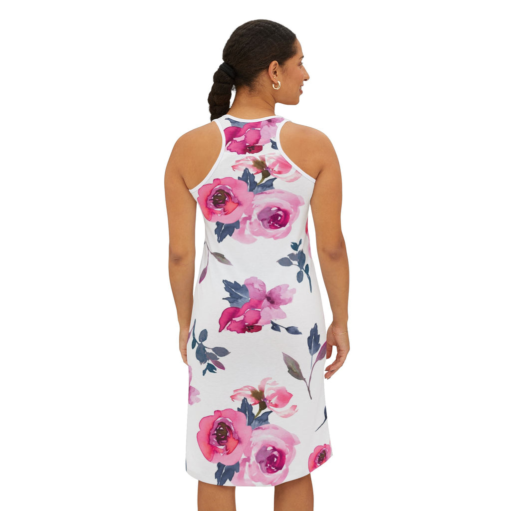Floral Women's Racerback Dress - Perfect for Spring & Summer Occasions