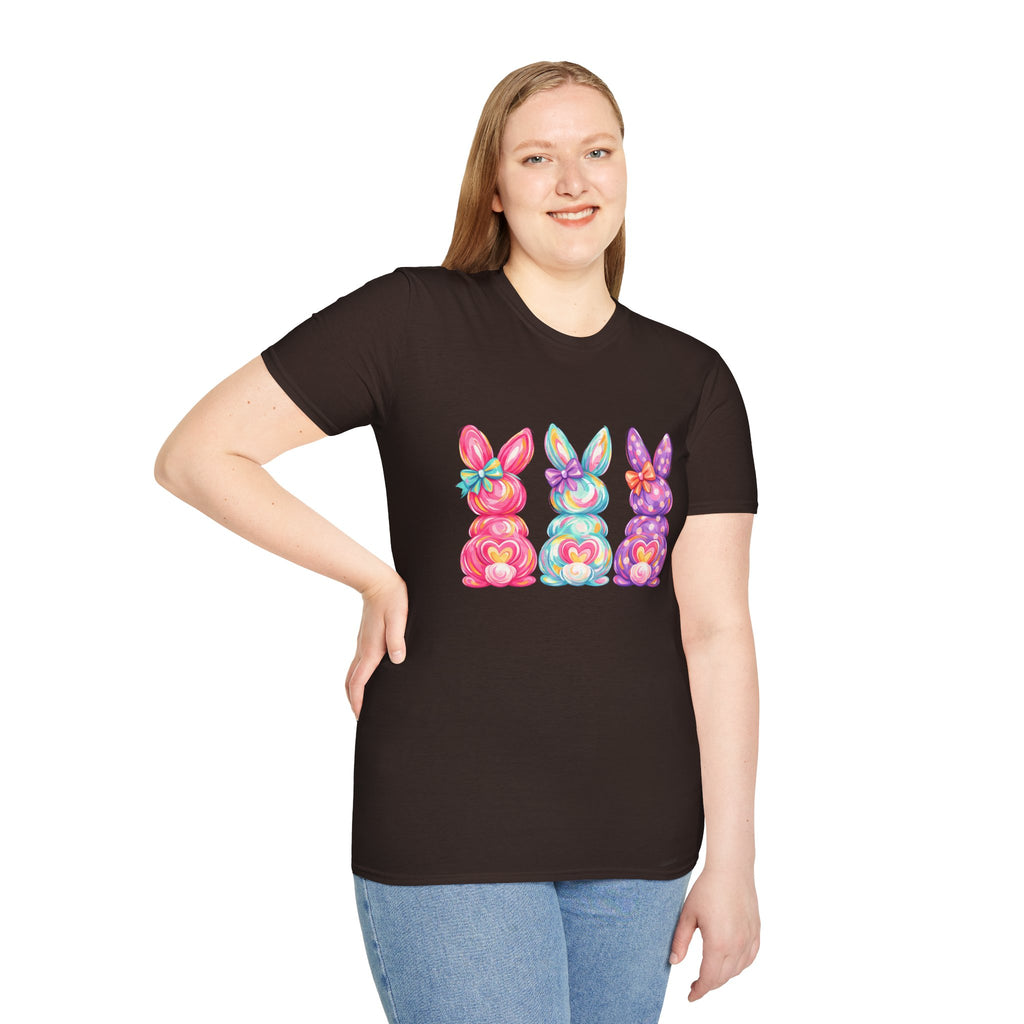 Easter Rainbow Bunny Trio T-Shirt
