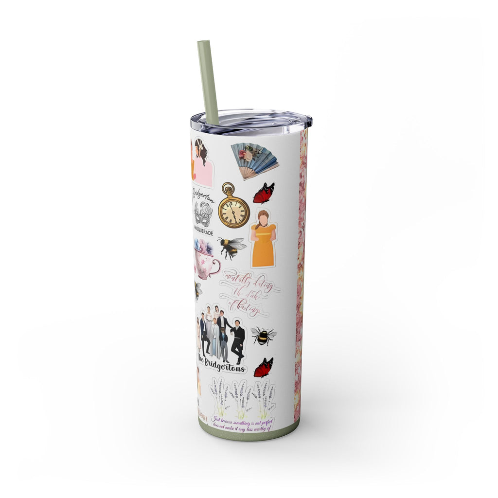 Bridgerton 20oz Skinny Tumbler with Straw