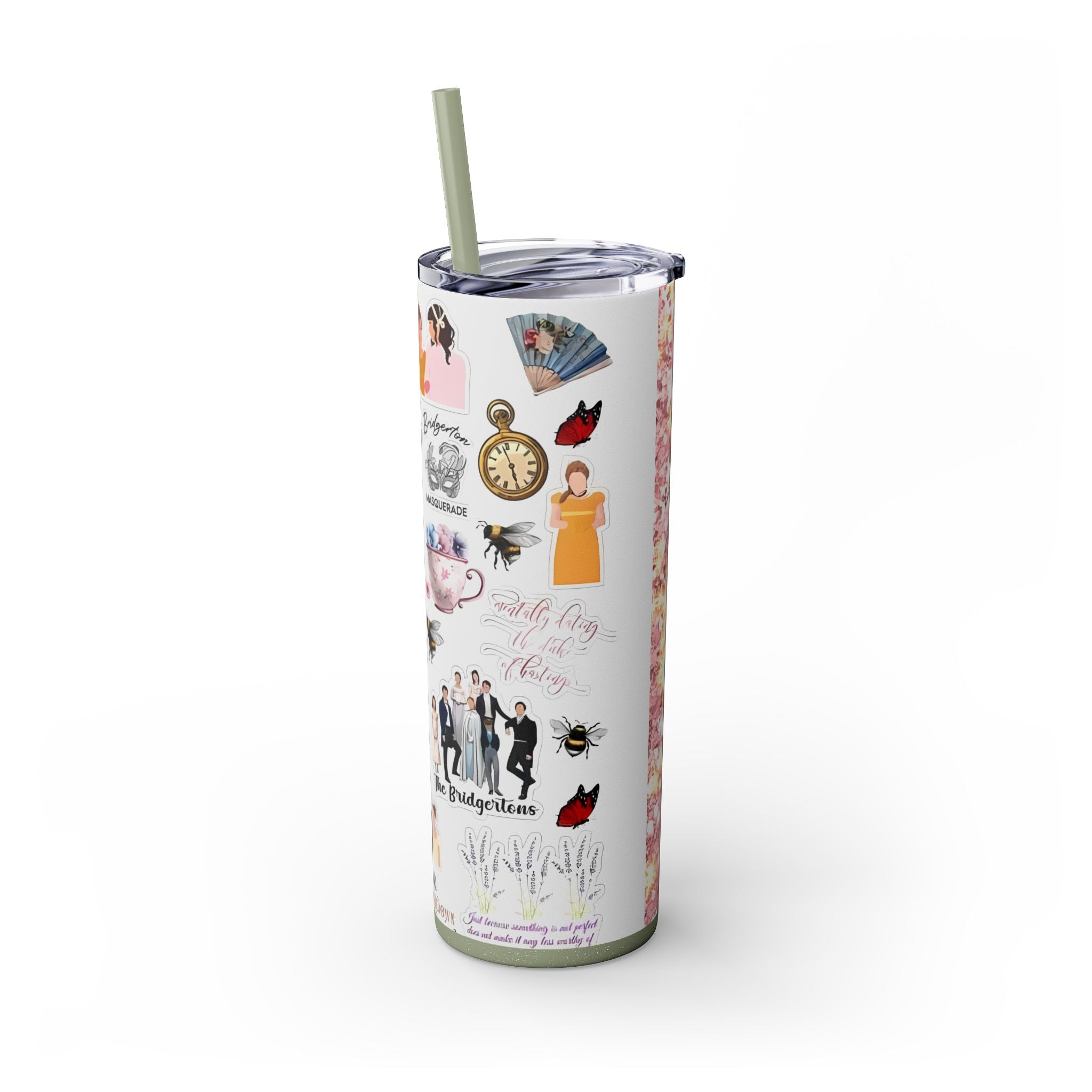 Bridgerton 20oz Skinny Tumbler with Straw