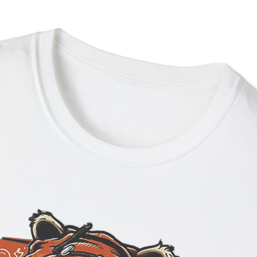 Retro Animal Stack T-Shirt — Vintage Owl, Fox & Raccoon Graphic Tee