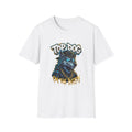 Top Dog On The Block Graphic T-Shirt — Bold Blue Wolf Streetwear Tee