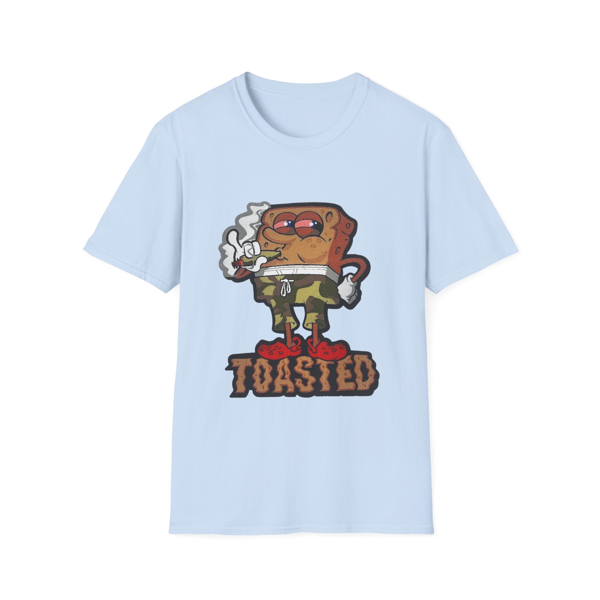 Toasted Cartoon Toast T-Shirt — Funny Retro Breakfast Graphic Tee