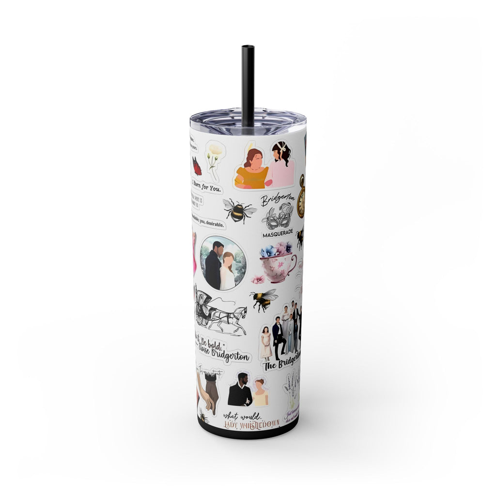Bridgerton 20oz Skinny Tumbler with Straw