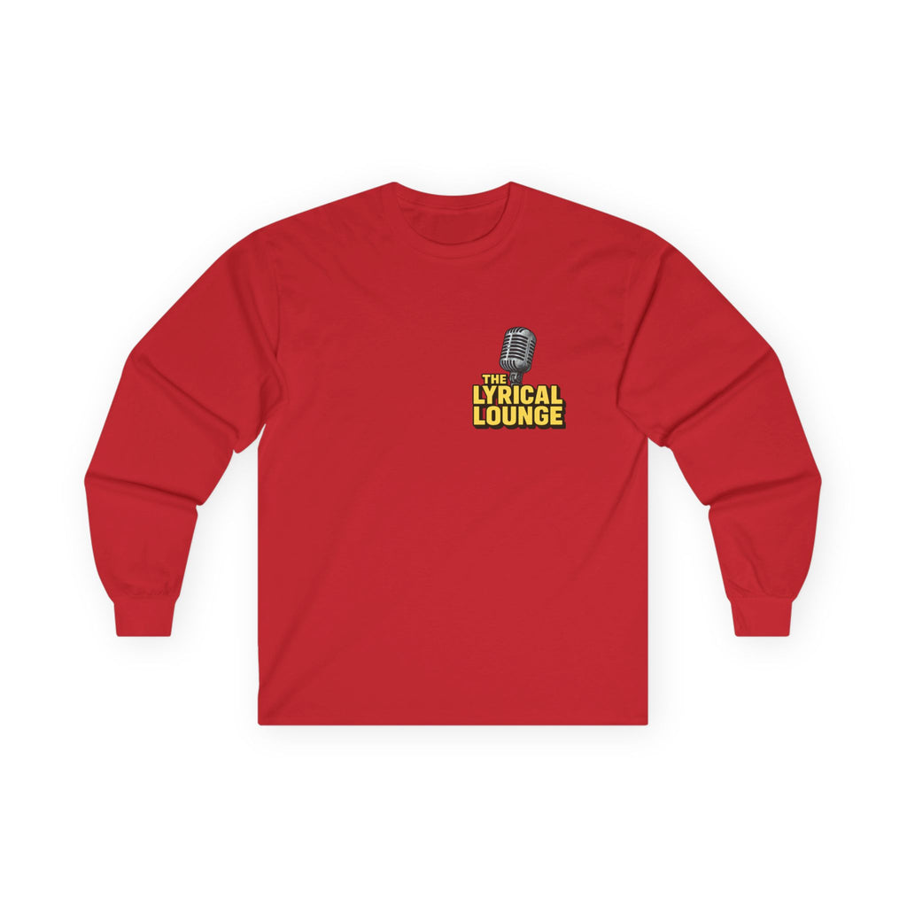 Long Sleeve Tee — 'The Lyrical Lounge' Microphone Logo