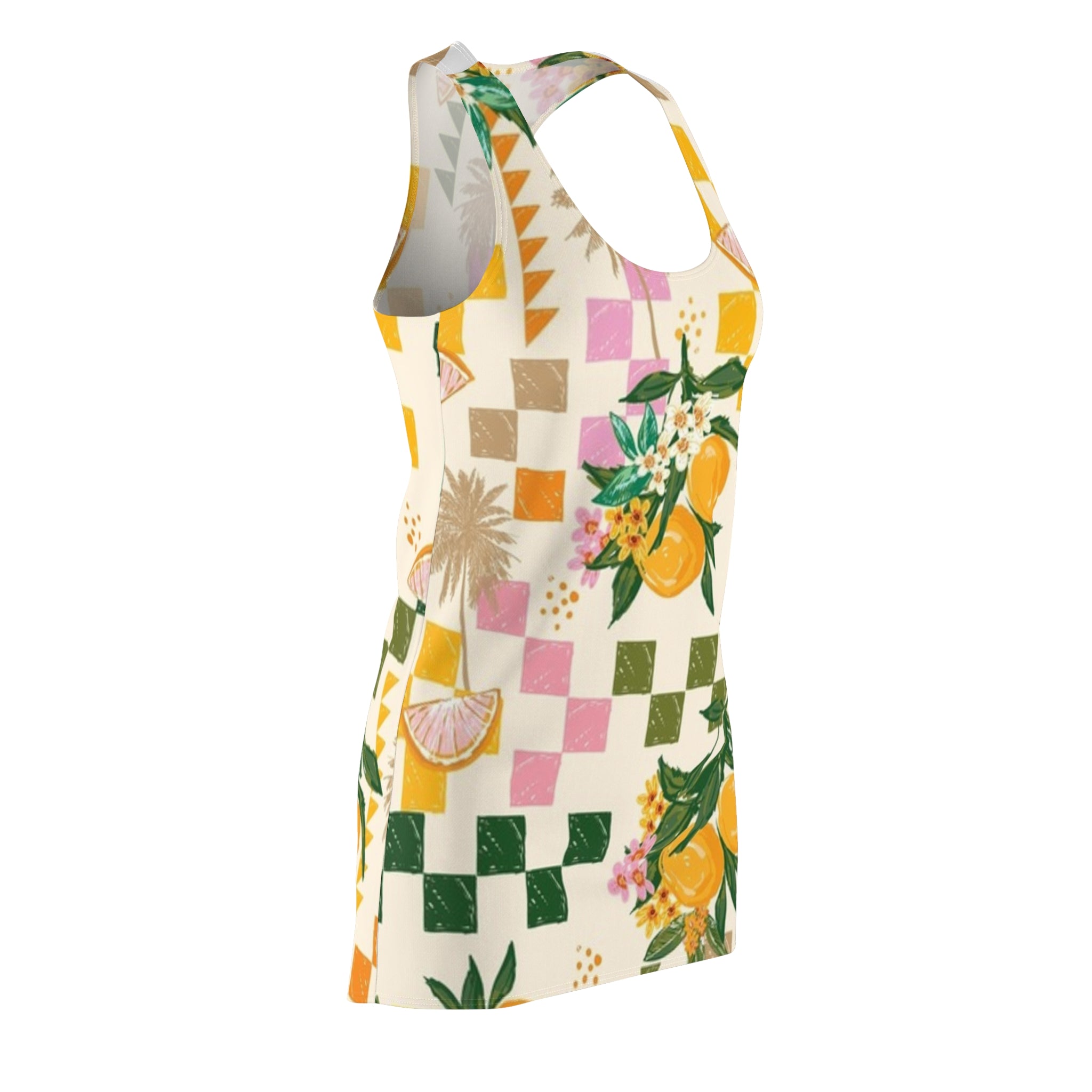 Women's Cut & Sew Racerback Dress (AOP)