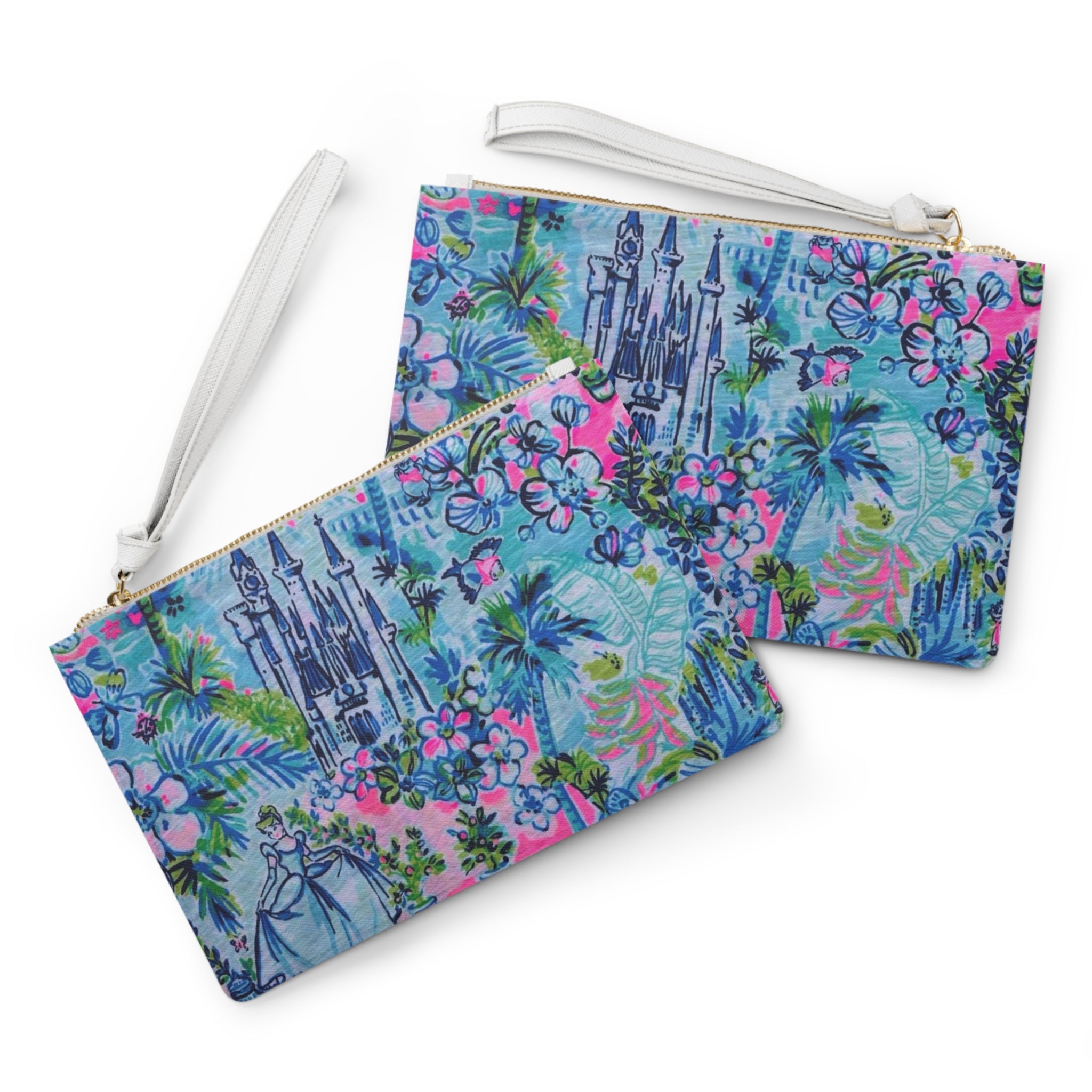 Fairytale Castle Floral Clutch